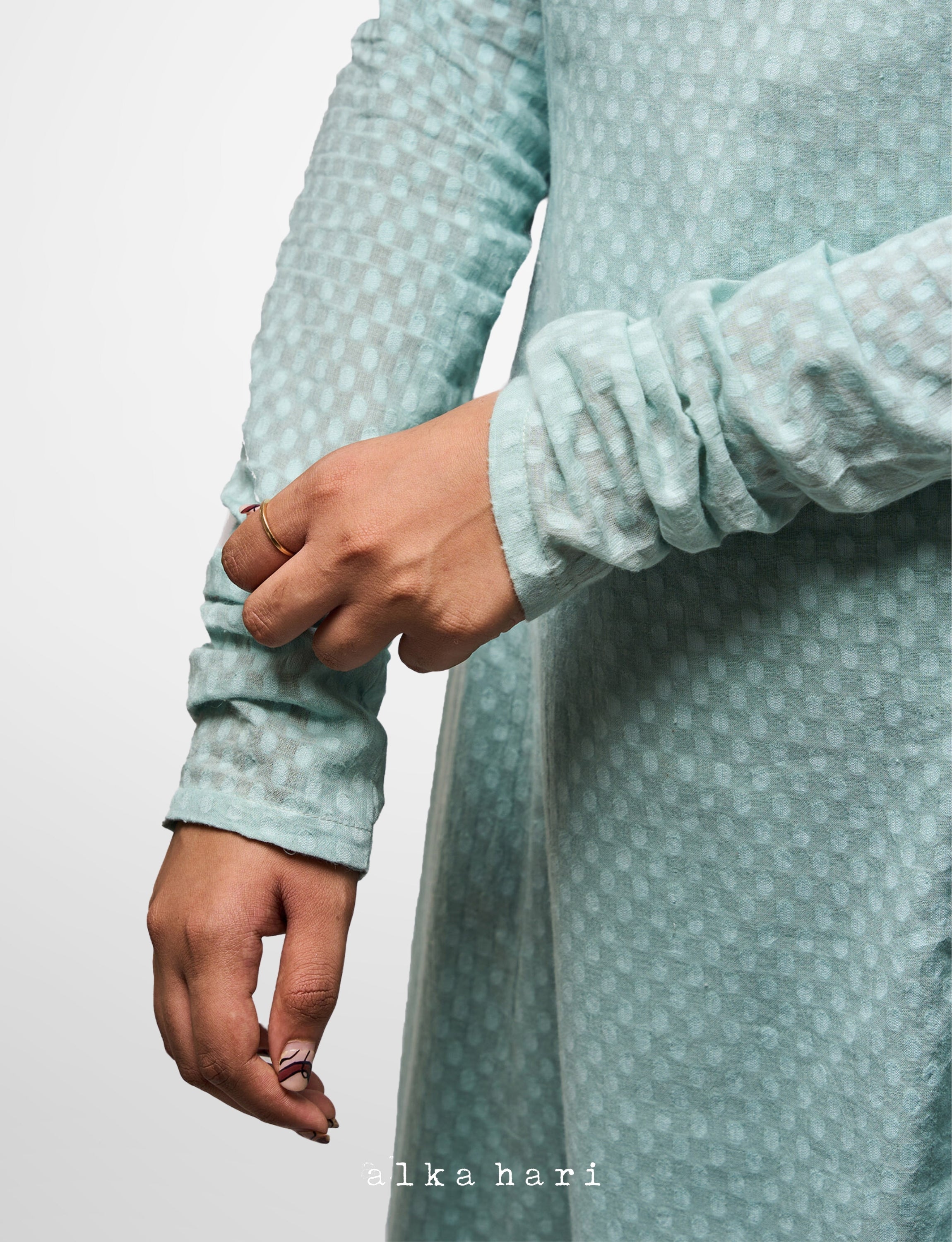 Light blue Anarkali